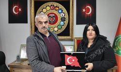 Şehit Ferhat Gedik’in Eşi Derneği Ziyaret Etti, Hatırası Yaşatıldı