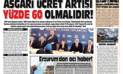 Karadeniz'de Sonnokta Gazetesi 22.12.2024 Manşeti