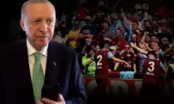 Cumhurbaşkanı Erdoğan’dan Trabzonspor’a tebrik telefonu