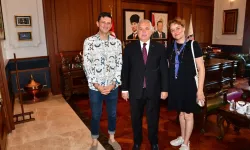 Trabzon Valisi Aziz Yıldırım, Mattia Ahmet Minguzzi’nin Ailesiyle Bir Araya Geldi