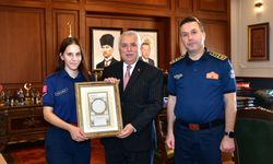 Vali Aziz Yıldırım, İtfaiyecilik Haftası Dolayısıyla İtfaiye Personelini Kabul Etti
