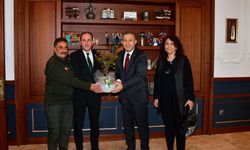 Orman Bölge Müdürü Emin Yılmaz  Vali Tahir Şahin’i ziyaret etti