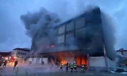 Arsin OSB'deki Yangına Hızlı Müdahale