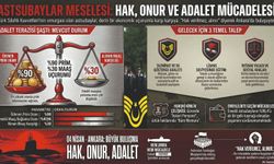 Emekli Astsubayların  sesine kulak verin