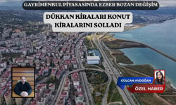 DÜKKAN KİRALARI KONUT  KİRALARINI SOLLADI