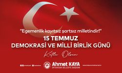 BAŞKAN KAYA: TÜRKİYE CUMHURİYETİ’Nİ İLELEBET YAŞATACAĞIZ”