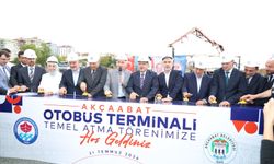AKÇAABAT OTOGARI'NIN TEMELİ ATILDI