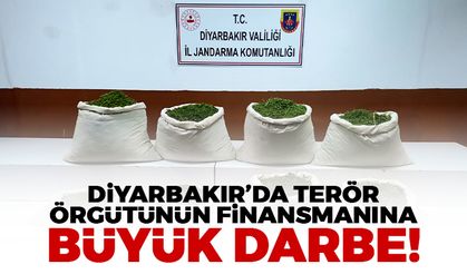 Diyarbakır’da terör örgütünün finansmanına büyük darbe!