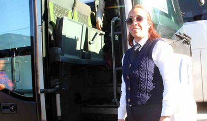 Babasının hayalini gerçekleştirip yolların kadın kaptanı oldu