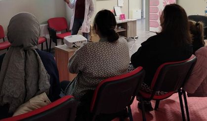 Anne adaylarıyla birlikte baba adaylarda eğitimde