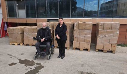 ‘Gönüllerde dua, sofralarda aş olmak için’ 350 hanenin yardım kolilerini SYDV’ye teslim ettiler