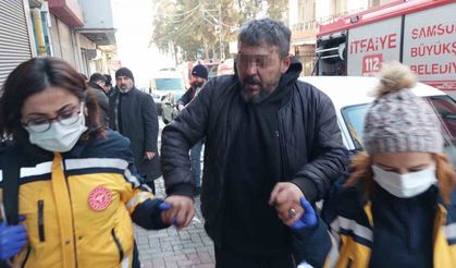 ’Taksicilerin parasını gasp ettiğini’ iddia eden şahıs evini ateşe verdi