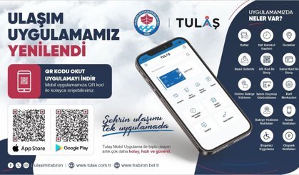 “Trabzon Ulaşım” Uygulamasını Güncelledi