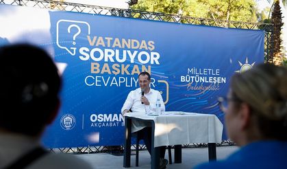 VATANDAŞ SORDU, BAŞKAN CEVAPLADI