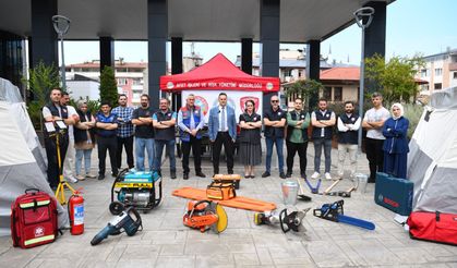 ORTAK EKİBİ, OLASI AFET VE ACİL DURUMLARDA GÖREVE HAZIR