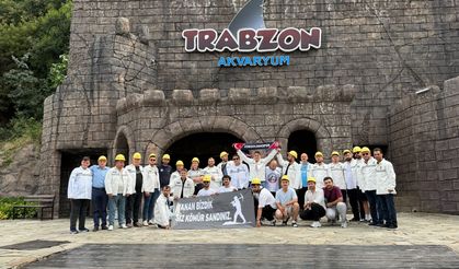 BAŞKAN KAYA, ZONGULDAKLI MADENCİLERİ TRABZON AKVARYUM’DA AĞIRLADI