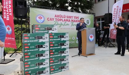 BÜYÜKŞEHİR’DEN ÇAY ÜRETİCİSİNE DESTEK