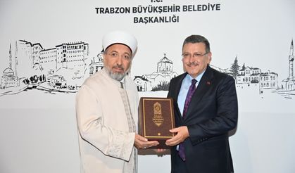 DİYANET İŞLERİ BAŞKANI ARPAGUŞ’TAN BÜYÜKŞEHİR BELEDİYESİ’NE ZİYARET