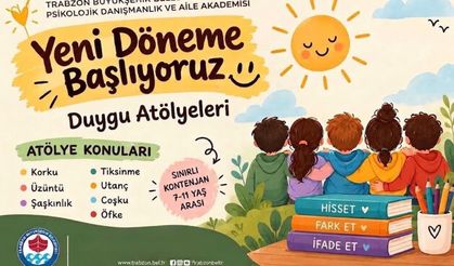 BÜYÜKŞEHİR’İN DUYGU ATÖLYELERİ’NDE YENİ DÖNEM BAŞLIYOR