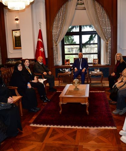 Vali Yıldırım Lösemi ve Engelli Gönüllüleri Derneğini Kabul Etti