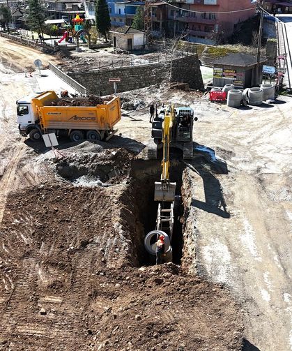 Dernekpazarı’nda Altyapı Seferberliği