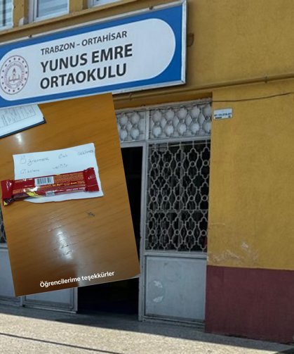 Yunus Emre Ortaokulu öğrencilerinin anlamlı davranışı