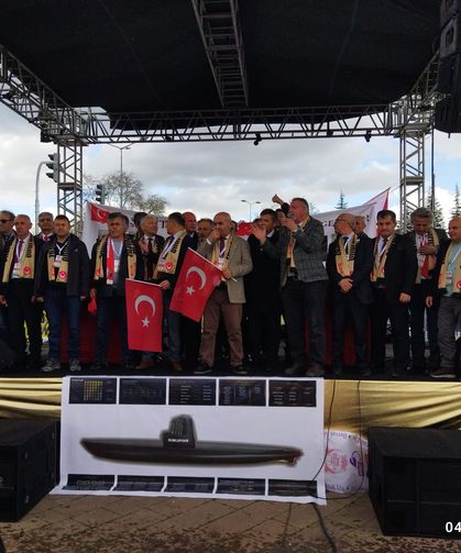 Emekli astsubaylar  mitingde hak aradı