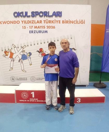 MUHAMMET GÜN TÜRKİYE ÜÇÜNCÜSÜ