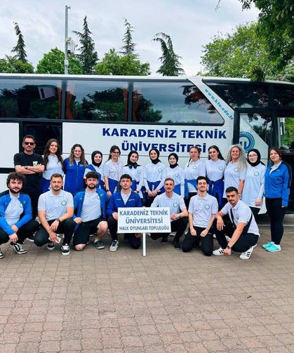 TÜ Halk Dansları Topluluğu Türkiye Üçüncüsü!