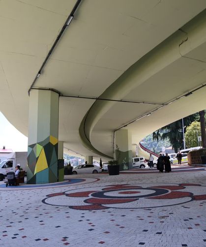Meydan Viyadük Altı Güzel Bir Sosyal Alana Dönüştü