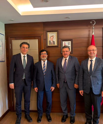 BAŞKAN GENÇ’TEN GENEL MÜDÜR EYİGÜN’E ZİYARET