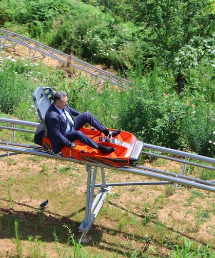DOĞU KARADENİZ'İN EN UZUN DAĞ KIZAĞI YOMRA'DA HİZMETE AÇILDI
