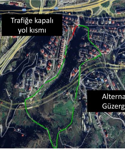 BÜYÜKŞEHİR'DEN KAPALI YOL UYARISI