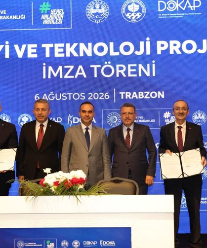 TRABZON'A YAPILACAK YENİ YATIRIMLAR İMZA ALTINA ALINDI