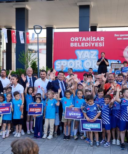 ORTAHİSAR’DA 461 ÖĞRENCİ, YAZ TATİLİNİ SPORLA İÇ İÇE GEÇİRDİ