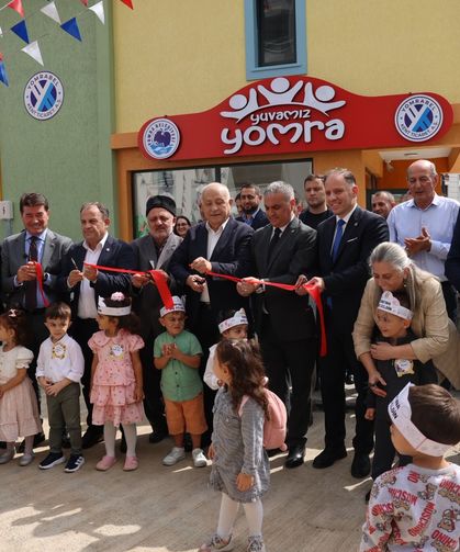 YOMRA BELEDİYESİ KREŞİ HİZMETE AÇILDI