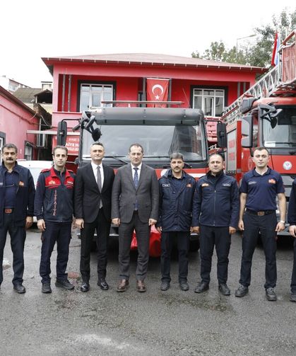 BAŞKAN EKİM’DEN İTFAİYE HAFTASI ZİYARETİ