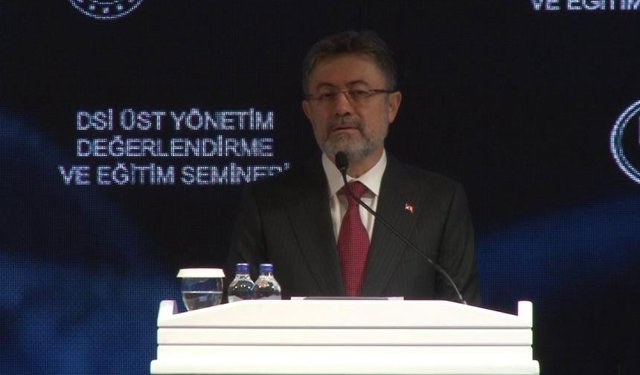 Bakan Yumaklı, “Tarım, sanayi ve enerji sektörlerinin sürdürülebilirliği için suya ihtiyaç var"