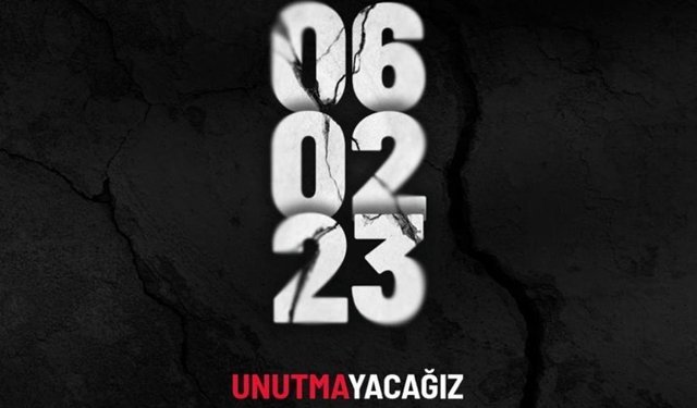 Türkiye Futbol Federasyonu'ndan 6 Şubat paylaşımı