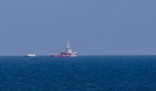 Güney Kıbrıs'tan yola çıkan yardım gemisi Gazze kıyılarına ulaştı