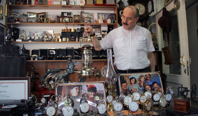 Giresun'da Murat Akyazıcı gelinlik mağazasını müzeye dönüştürdü