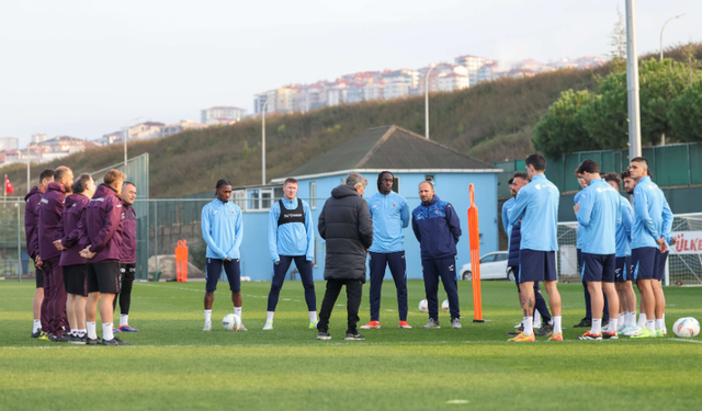 Trabzonspor'un Adana Demirspor maçı hazırlıkları başladı