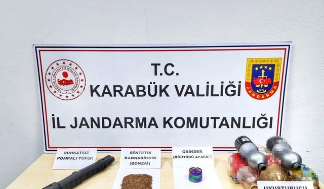 Karabük’te uyuşturucu operasyonu