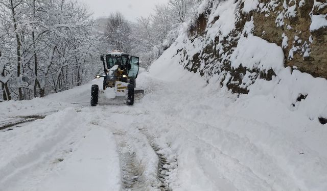 Trabzon'da Kar Yağışı Nedeniyle 90 Mahalle Yolu Ulaşıma Kapandı, Çalışmalar Hızla Sürüyor