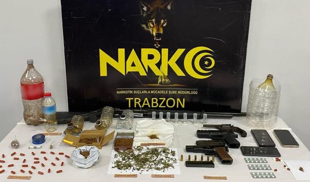 Trabzon'da uyuşturucu operasyonu: 11 gözaltı
