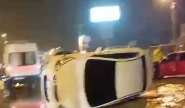 Bartın’da devrilen aracın sürücüsü kayıplara karıştı