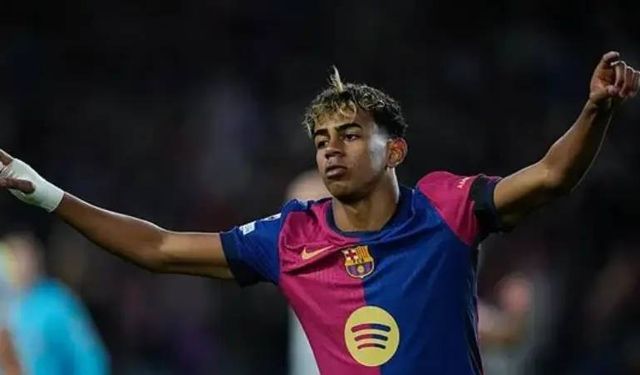 Barcelona'nın genç yıldızı Yamal, Şampiyonlar Ligi tarihine geçti