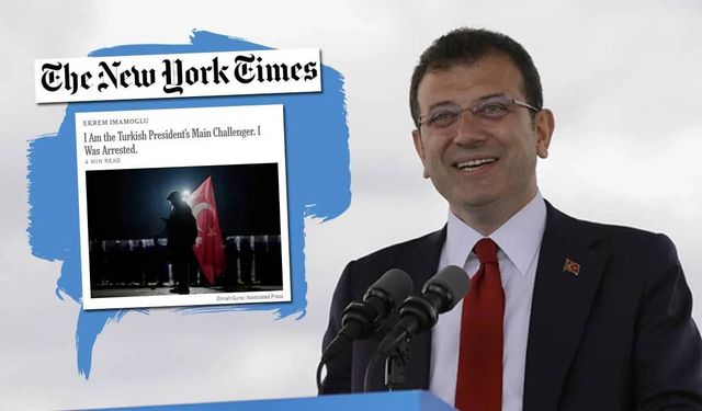 İmamoğlu New York Times'a yazdı: Demokrasinin kaderi, kurumlar çökerken sessiz kalmayı reddedenlerin cesaretine bağlı