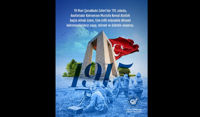 ÇYDD’den 18 Mart Mesajı:  "Çanakkale Ruhu, Çağdaş Türkiye’nin Temelidir"