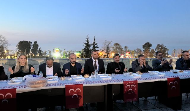 MHP Akçaabat İlçe Başkanlığı Geleneksel İftar Programını Düzenledi